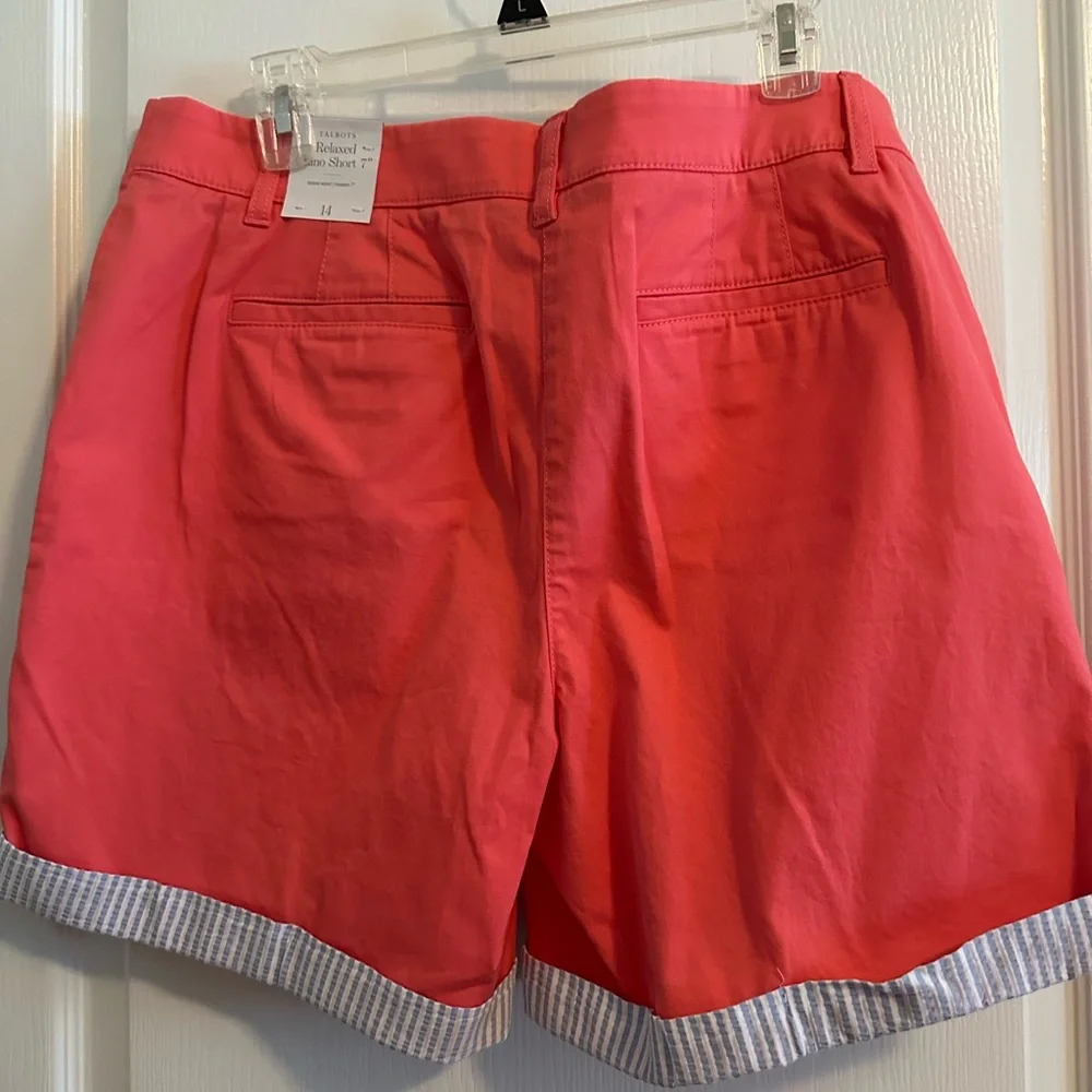 Talbots Vibrant Orange Women's Bermudas